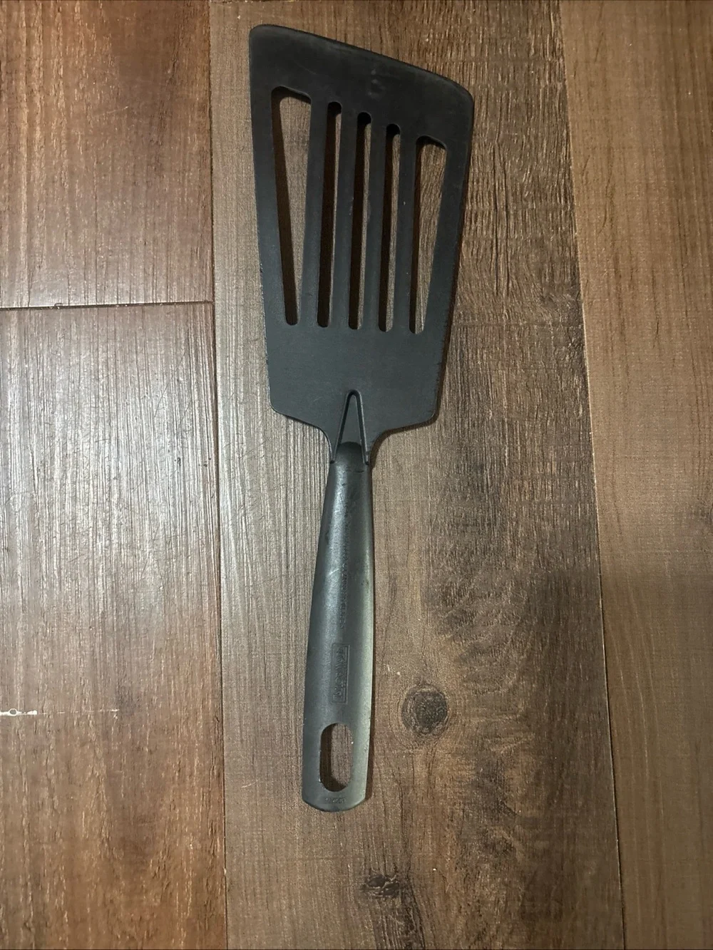3-Piece Black Nylon Kitchen Utensil Set - Sleek Everyday Serving Tools